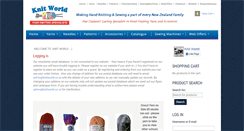 Desktop Screenshot of knitworld.co.nz